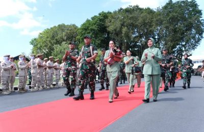 Kepala Staf Angkatan Darat (Kasad) Jenderal TNI Maruli Simanjuntak ketika berkunjung ke Kodam VI/Mulawarman yang masuk dalam Provinsi Kalimantan Timur. (Istimewa)